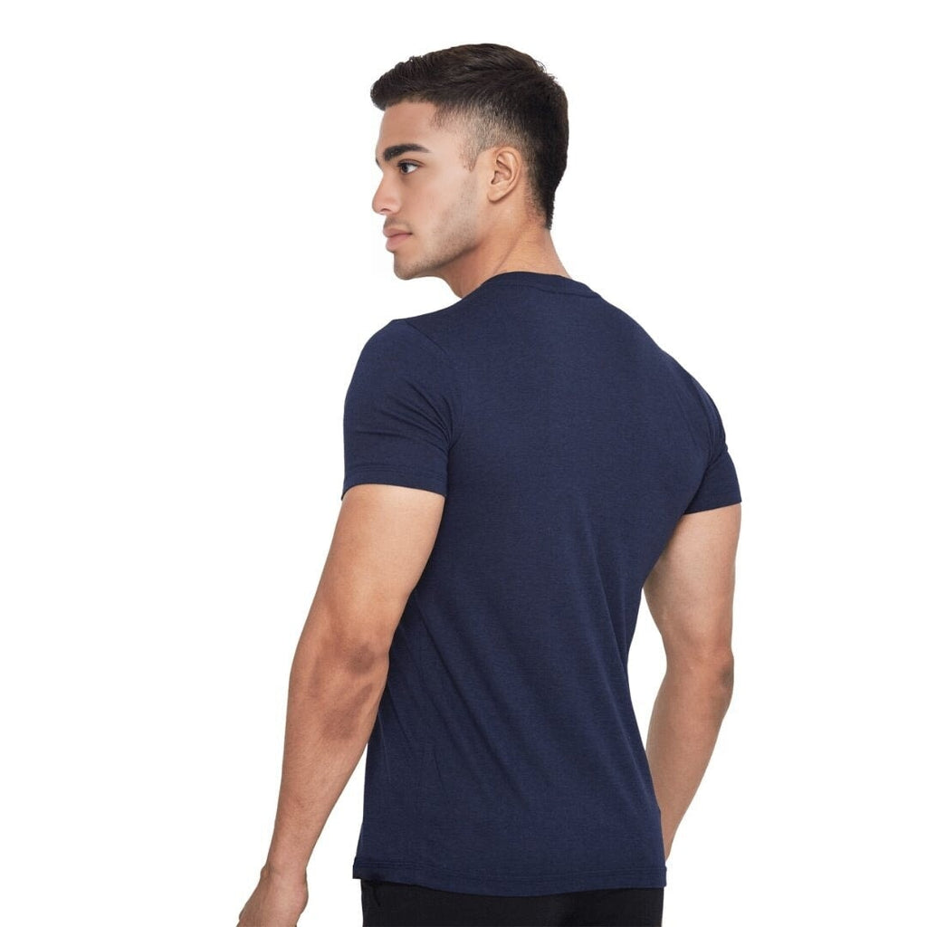 Men Souluxe Sportswear | Souluxe Blue Ombre Gym T Shirt cobalt